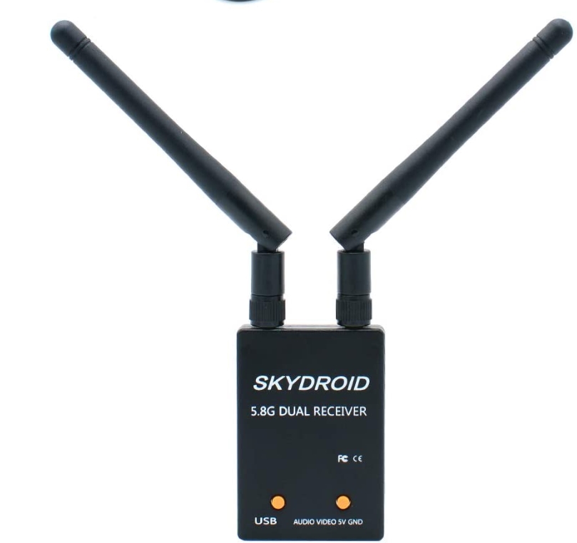 Skydroid UVC Dual Antenna Control Receiver OTG 5.8G FPV Receiver ตัวรับภาพ ต่อเข้ามือถือ รองรับ Android