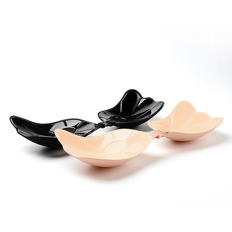 บราปีกนกปีกหยัก เสริมฟองน้ำดันทรง อกชิด ติดทน Bra005