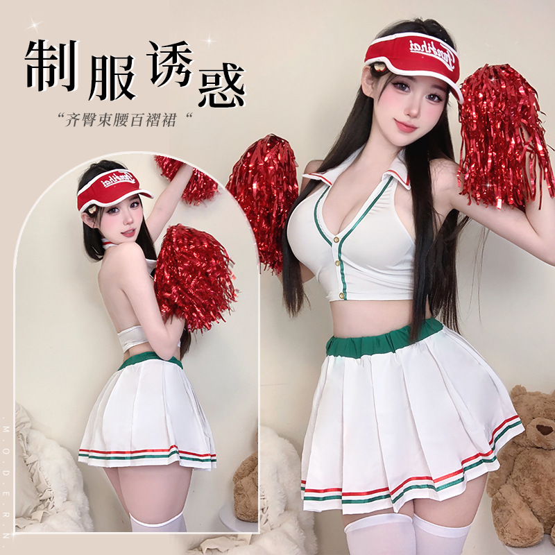 คอสเพลย์ นักเรียน กระโปรงสก็อต นักเรียนบอดี้สูท ชุดฟุตบอล เชียร์ลีดเดอร์ / Cosplay Student Uniform