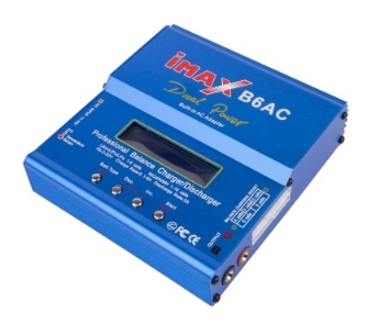 เครื่องชาร์จ 6A ชาร์จลิโพได้ 1-6S IMAX B6AC 80w ชาทแบตได้หลายชิด LiPo LiFe Li-ion PB NiCd หน้าจอดิจิตอล ใช้งานงา่ย