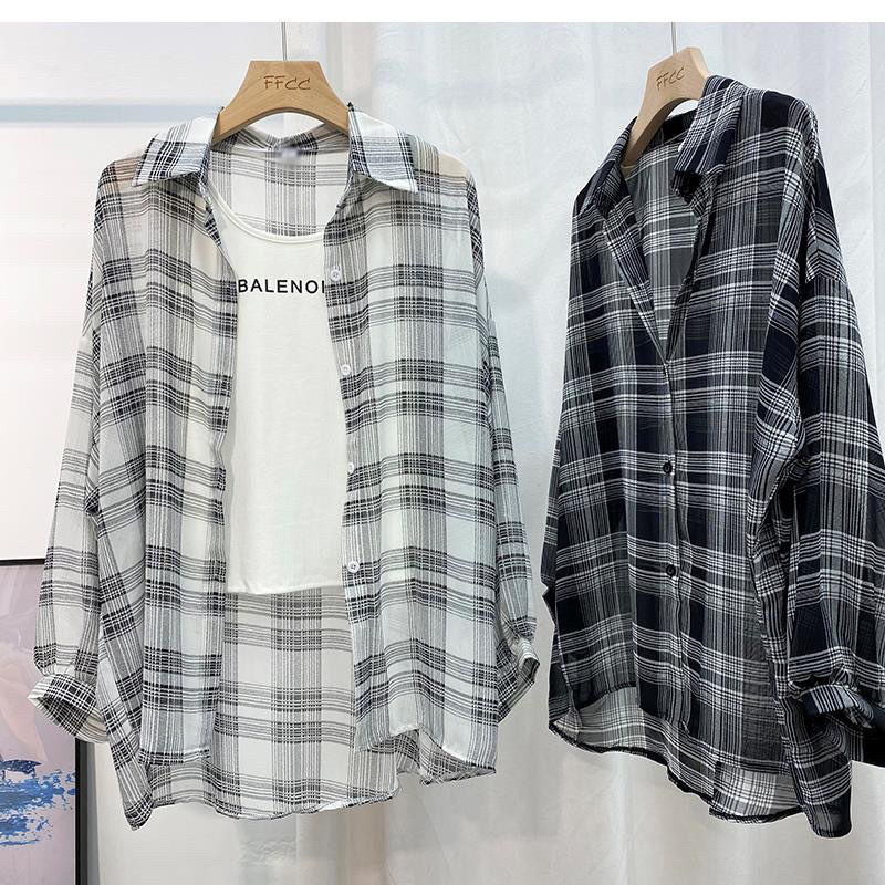 เสื้อเชิ๊ต สไตล์เกาหลี เชิ้ต Oversize สินค้าพร้อมส่งในไทย