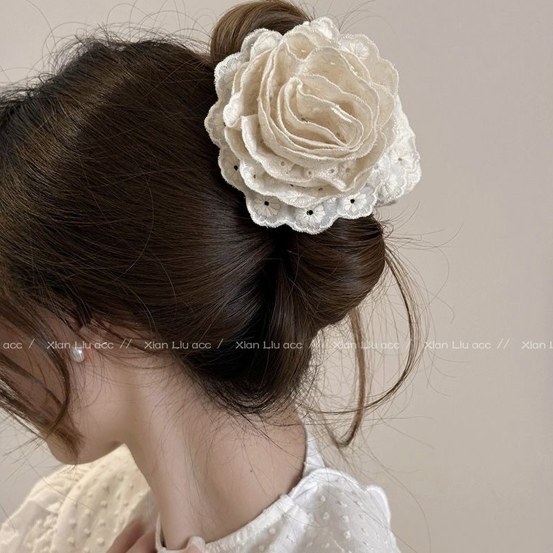 กิ๊บหนีบผม ดอกกุหลาบใหญ่ GS43