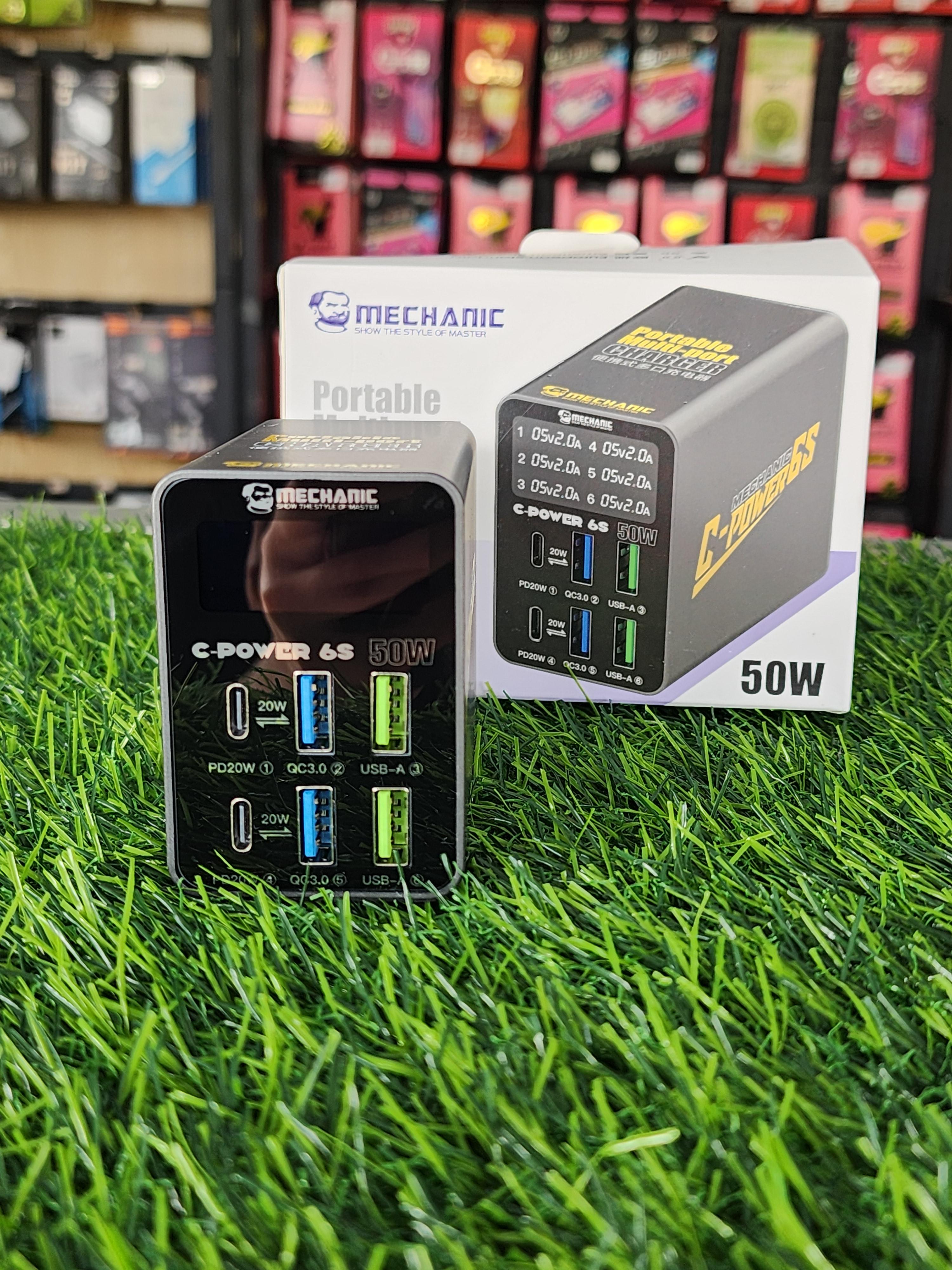 Hub ชาร์จ Usb 4 ช่อง TypeC 2ช่อง 50W
