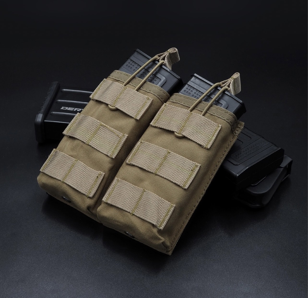 ซองผ้าใส่แม็กกาซีน M2 คู่ ติดเวสคาดเข็มขัดได้
