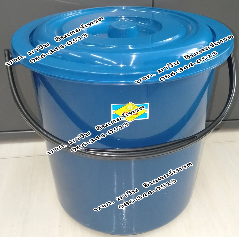 ถังขยะอินทรีย์ ถังขยะเปียกใส่เศษอาหาร ถังตัดก้น สีดำ และสีอื่นๆ พร้อมฝาปิด แบบหูหิ้ว