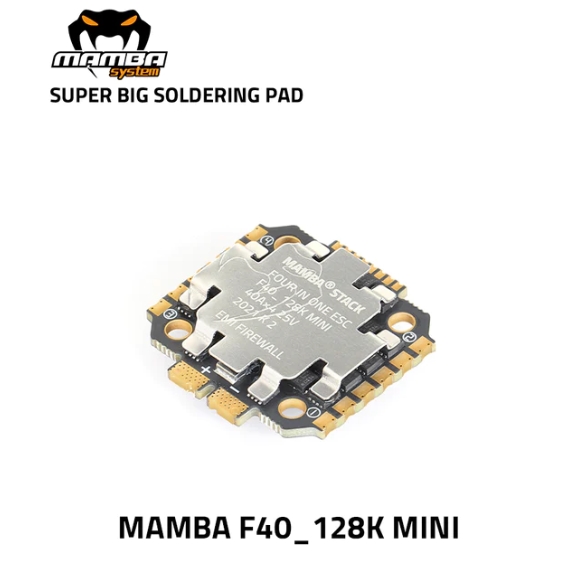 MAMBA F40_128K BL32 MINI 4IN1 ESC 40A 3-6S สปีดโดรน 40A ขนาด 20x20