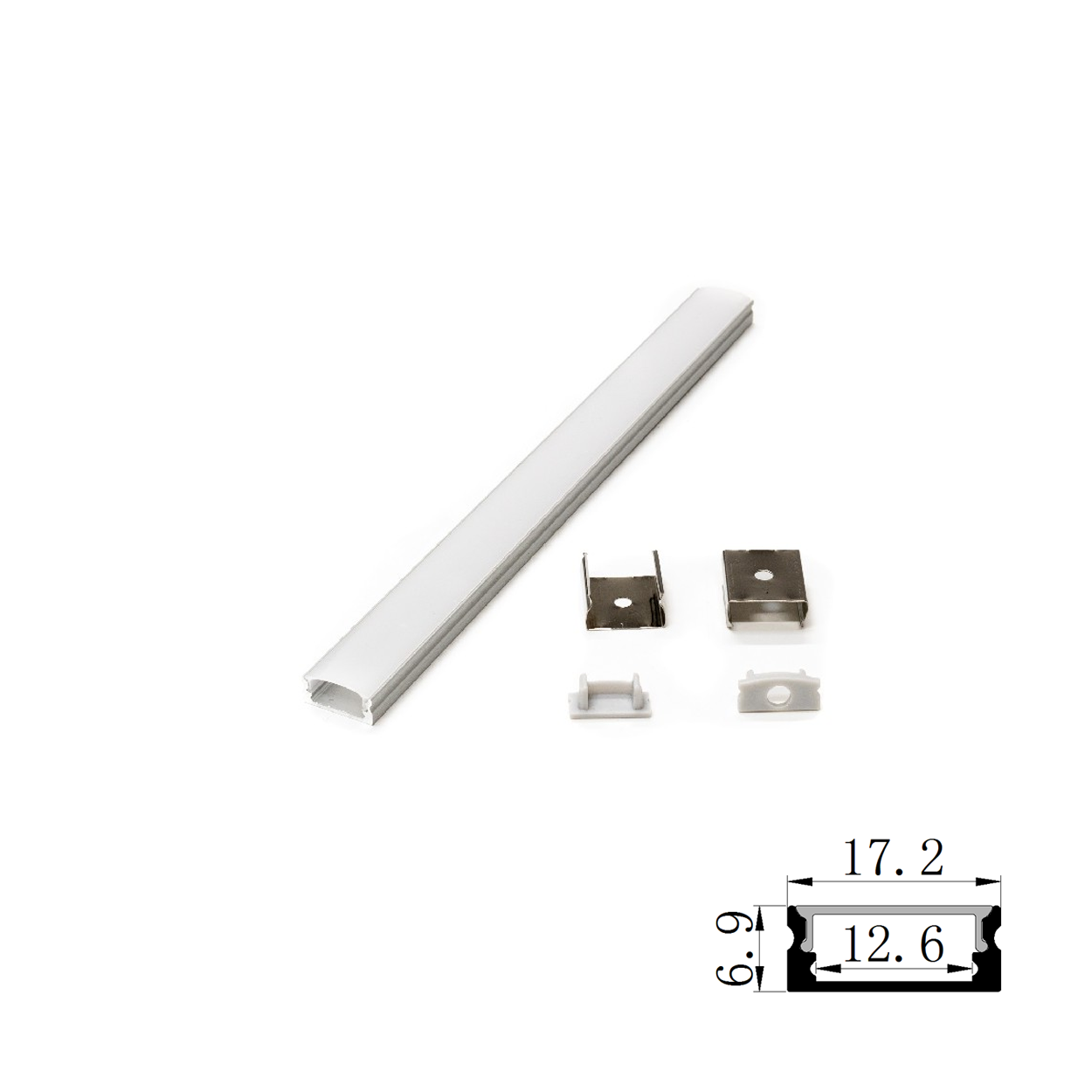 รางไฟเส้น อลูมิเนียม Track Aluminum Profile 2040