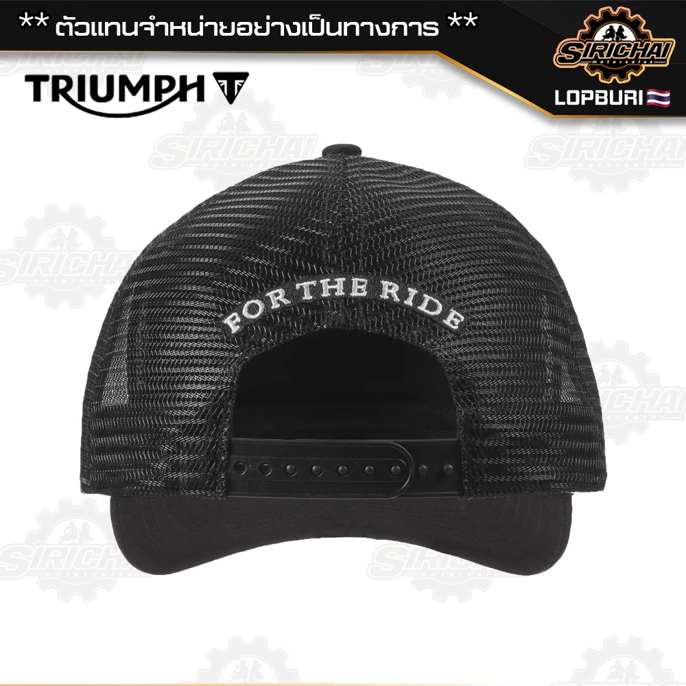 หมวกแก๊ป Triumph Checkerboard Trucker Cap MCAS25210