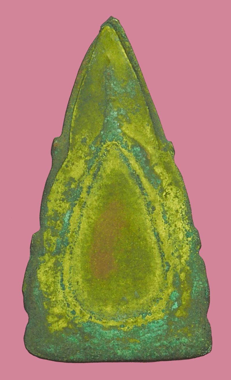 A5418 เหรียญพระพุทธชินราช หลังพานพระศรี ปี 2495 พิษณุโลก เนื้อฝาบาตร สภาพใช้(เจ้าของเดิมเคยเลี่ยมทองเปิดหน้าหลัง) 54