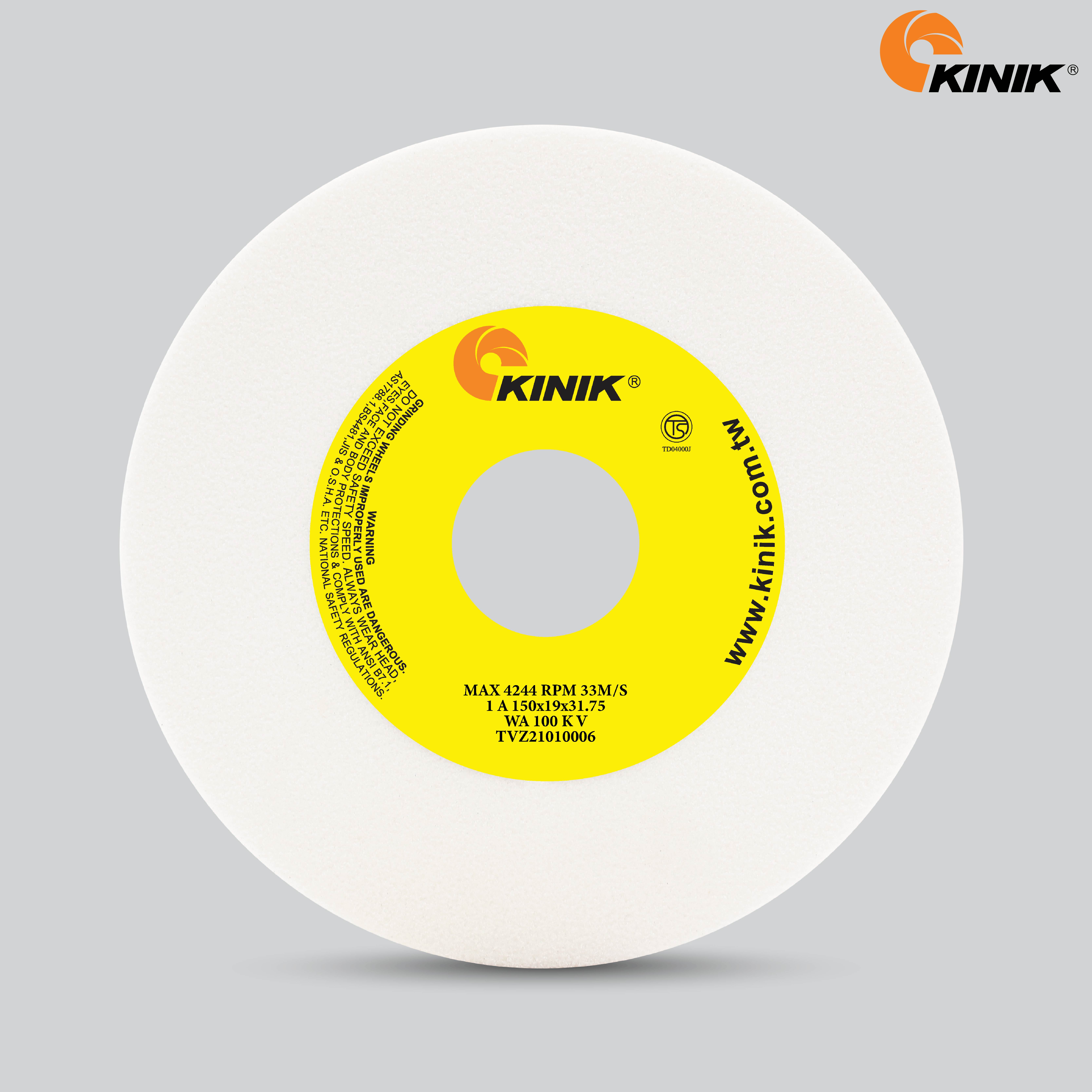 หินเจียร KINIK WA100KV1A 150x19x31.75 mm.