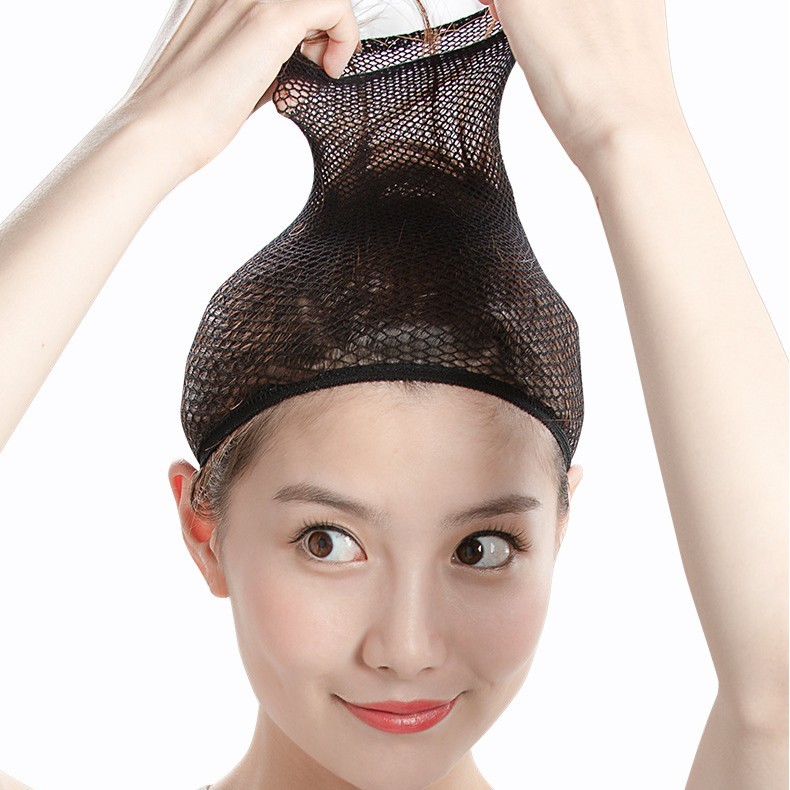 ตาข่ายเก็บผม คลุมผม ใช้กับวิกผม ยืดหยุ่นได้ดีที่คลุมผมที่เก็บผม 1ชิ้น