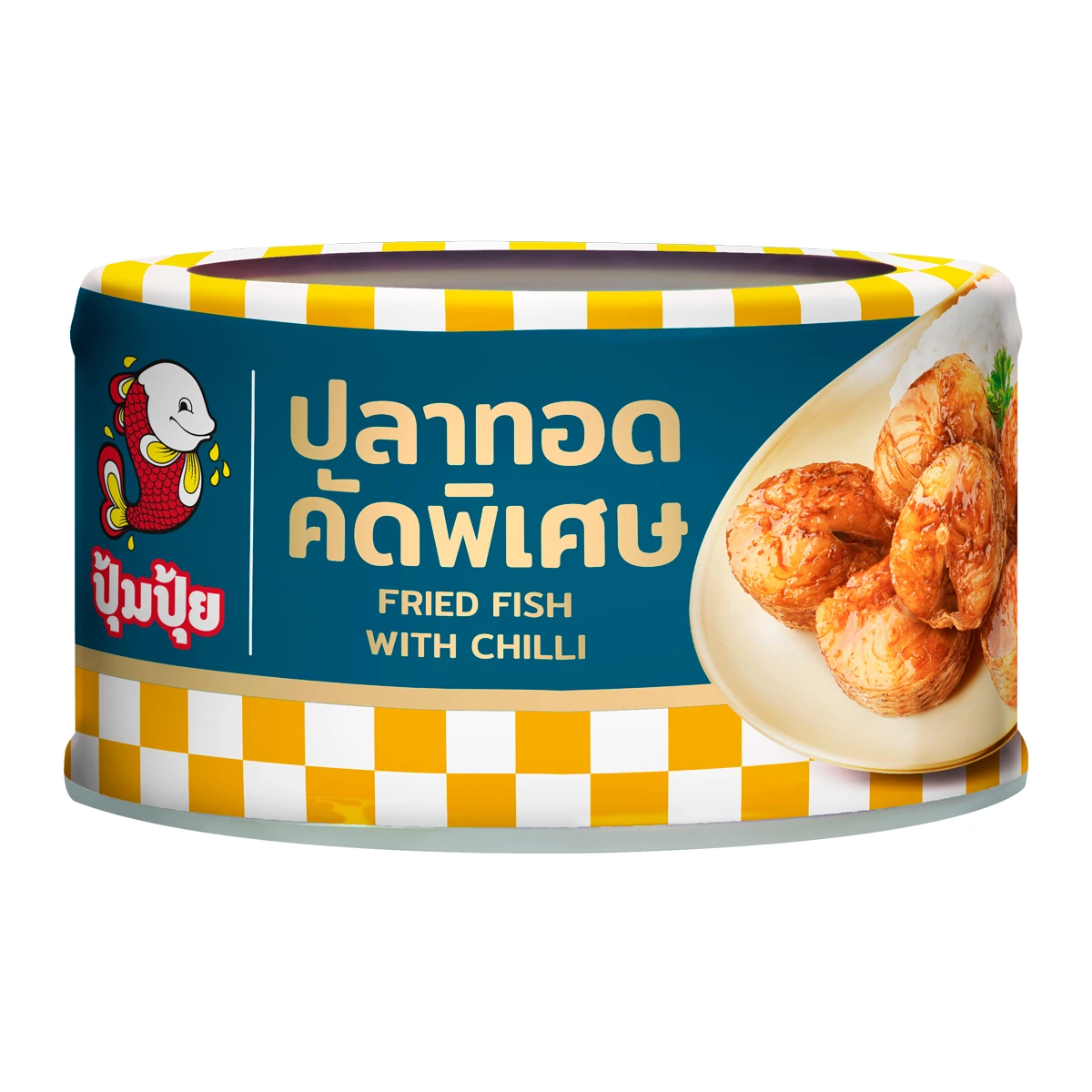 8850088602601 ปุ้มปุ้ย ปลาแมคเคอเรลทอดคัดพิเศษ 90ก.