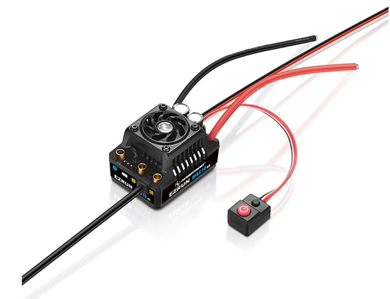 Hobbywing MAX10 G2 Sensored Brushless ESC 80A 2-3S for 1/10 RC Car Truck