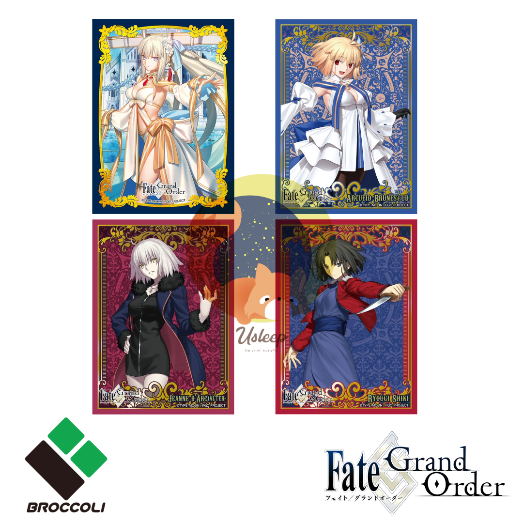 [PRE-ORDER] Broccoli Character Sleeve Platinum Grade Fate/Grand Order: Beach Queen Morgan, Arcueid Brunestud, Jeanne d'Arc [Alter] Wicked Dragon Witch ver Shinjuku 1999, Shiki Ryougi