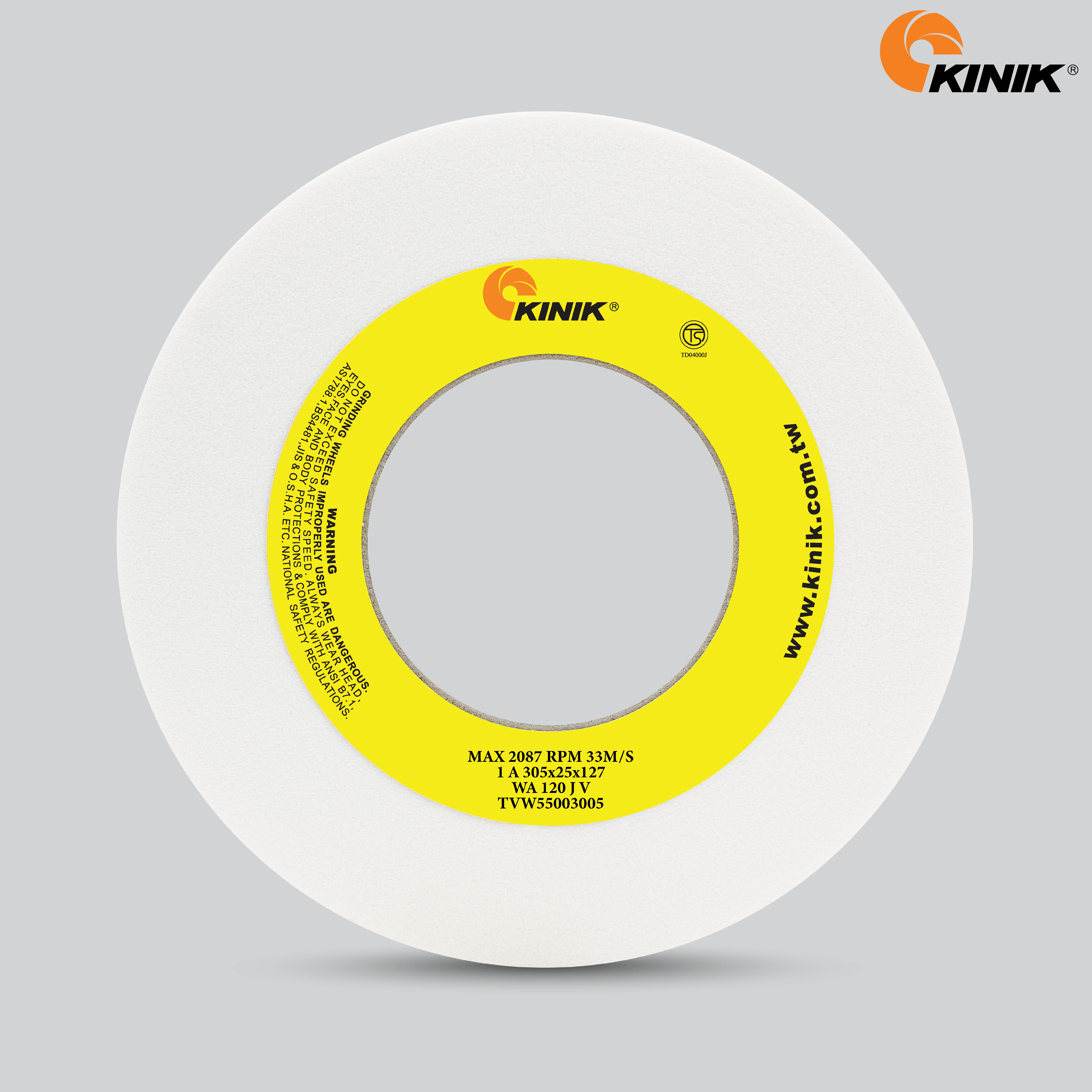 หินเจียร KINIK WA120JV1A 305x25x127 mm.