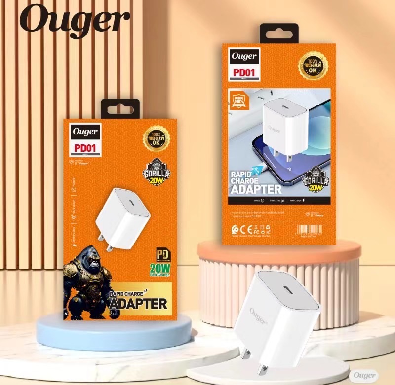 (หัวชาร์จ) Ouger PD01 PD20W