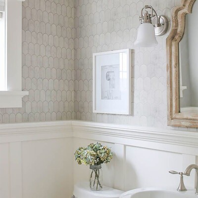 Irregular Marble (White)