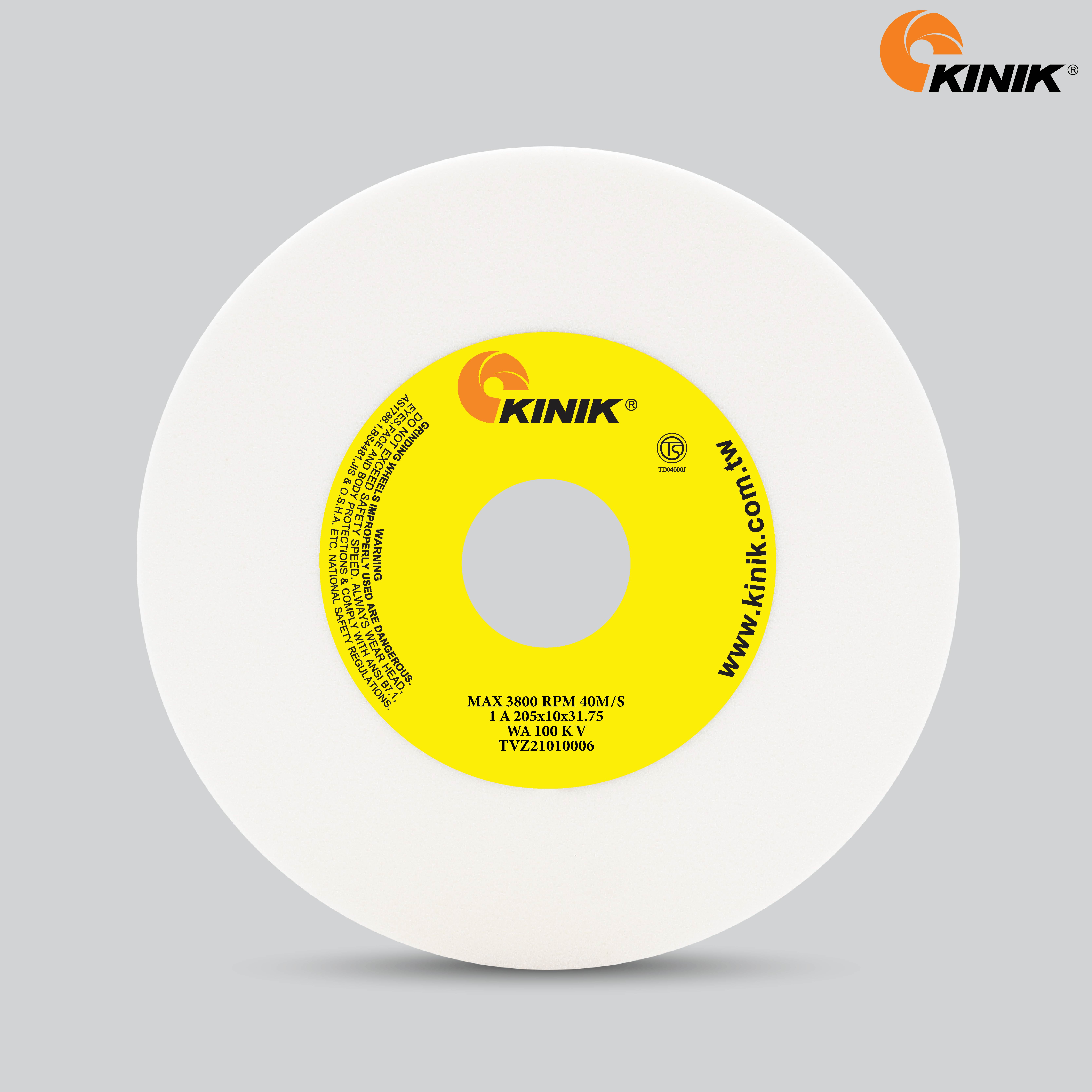 หินเจียร KINIK WA100KV1A 205x10x31.75 mm.