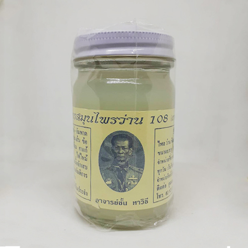 ยาหม่องสูตรสมุนไพรว่าน 108 อาจารย์ชั้น ขนาด 100 กรัม
