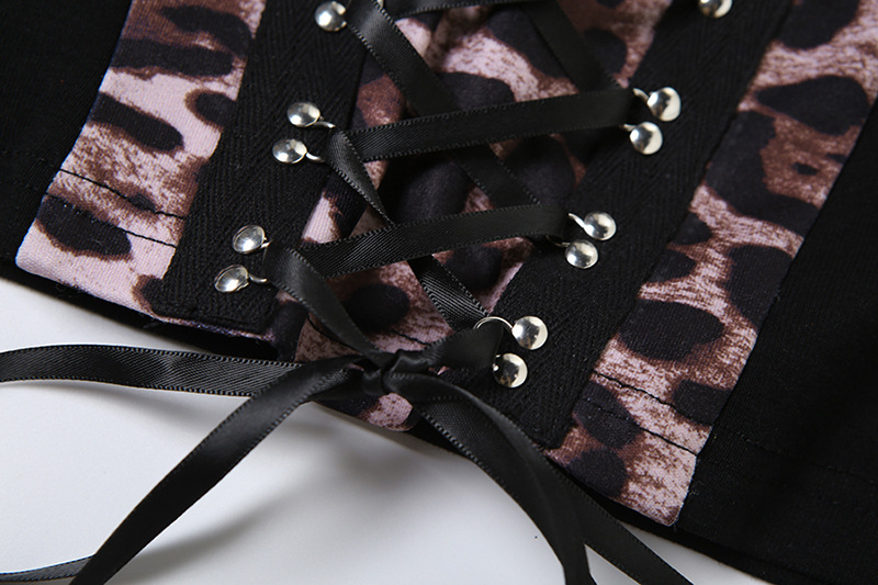 เสื้อลาย เสือดาว สุดเก๋ +ปลอกแขน GB57549 พร้อมส่งในไทย