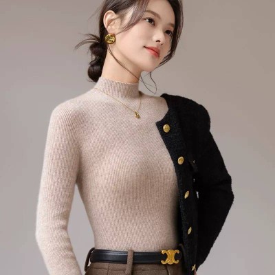 เสื้อคอเต่า ไหมพรมผ้านุ่มนิ่ม รหัส A412