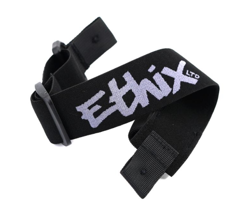 ETHIX GOGGLE STRAP HD V2 BLACK (GREY LOGO) สายรัดแว่น DJI V1 V2 Aweken และ Walksnail