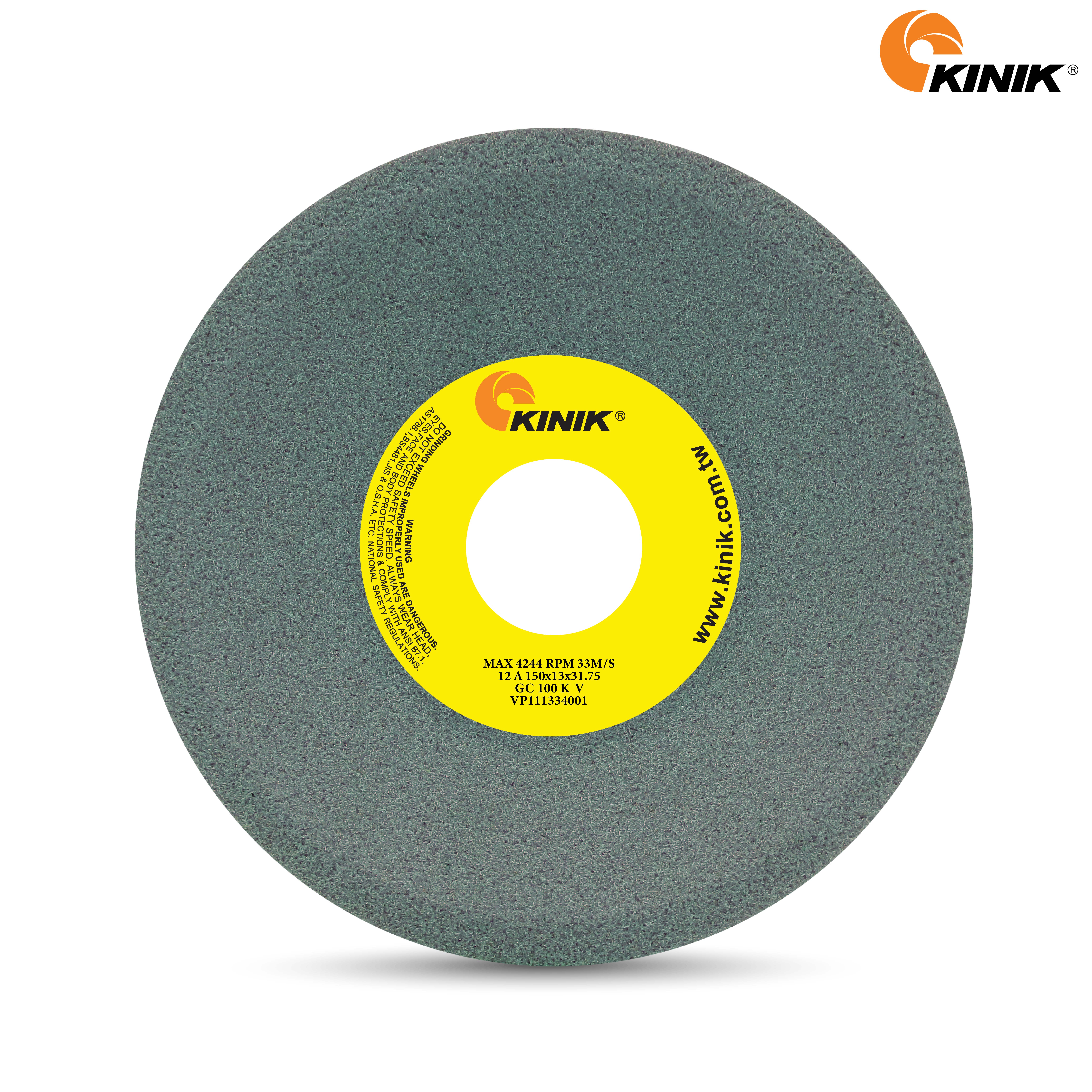 หินจาน KINIK GC100KV12A 150x13x31.75 mm.