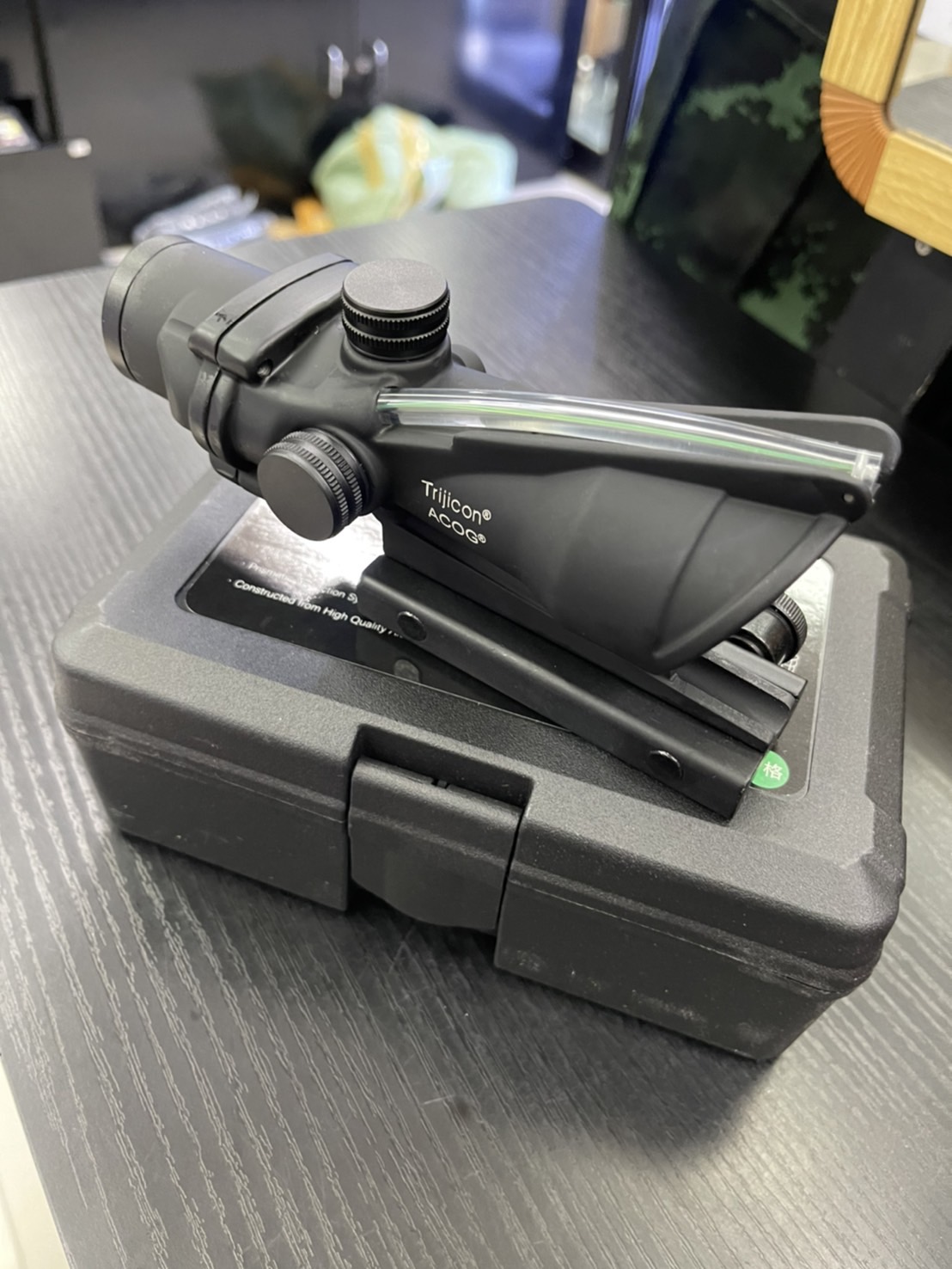 Red Dot Acog ไฟเบอร์เขียว