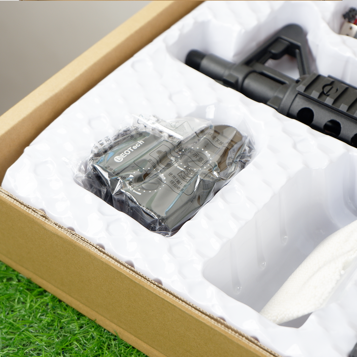 (44)M4A1 สีดำล้วน แรง 240FPS+ ปืนเจลไฟฟ้า ของเล่น ยิงรัวได้ ยิงSEMI(ทีละนัด)ได้