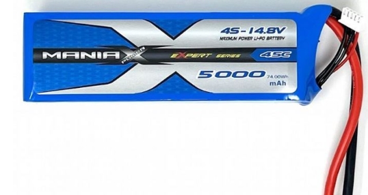 ManiaX 4S 14.8V 5000mah 45C XT60 Plug Lipo Battery