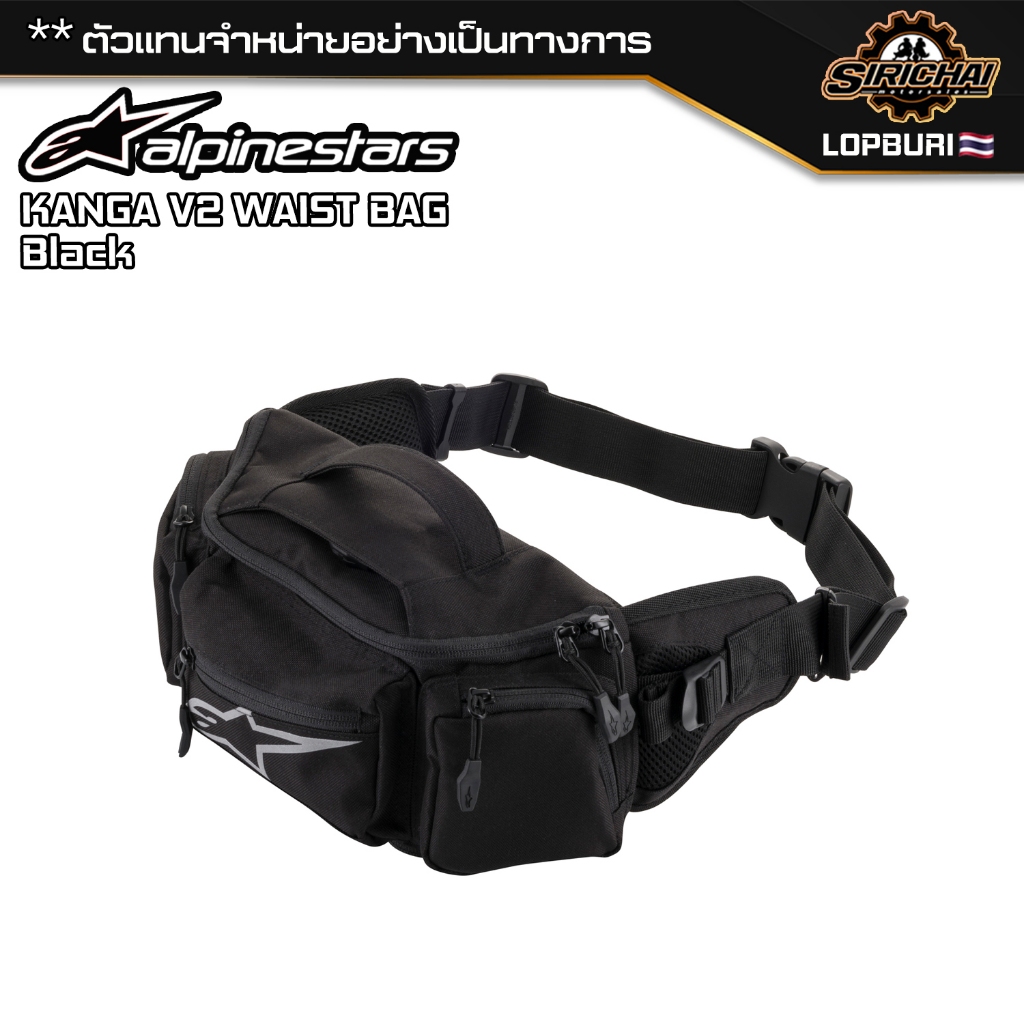 กระเป๋าคาดเอว มอเตอร์ไซค์ ALPINESTARS KANGA V2 WAIST BAG : Black