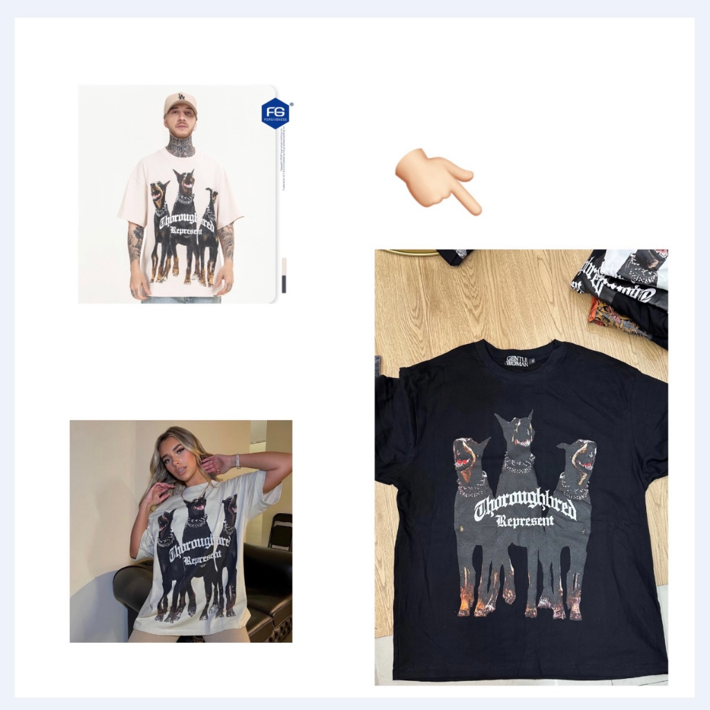 เสื้อยืดแขนกุด เสื้อoversize ลายเท่ พร้อมส่ง