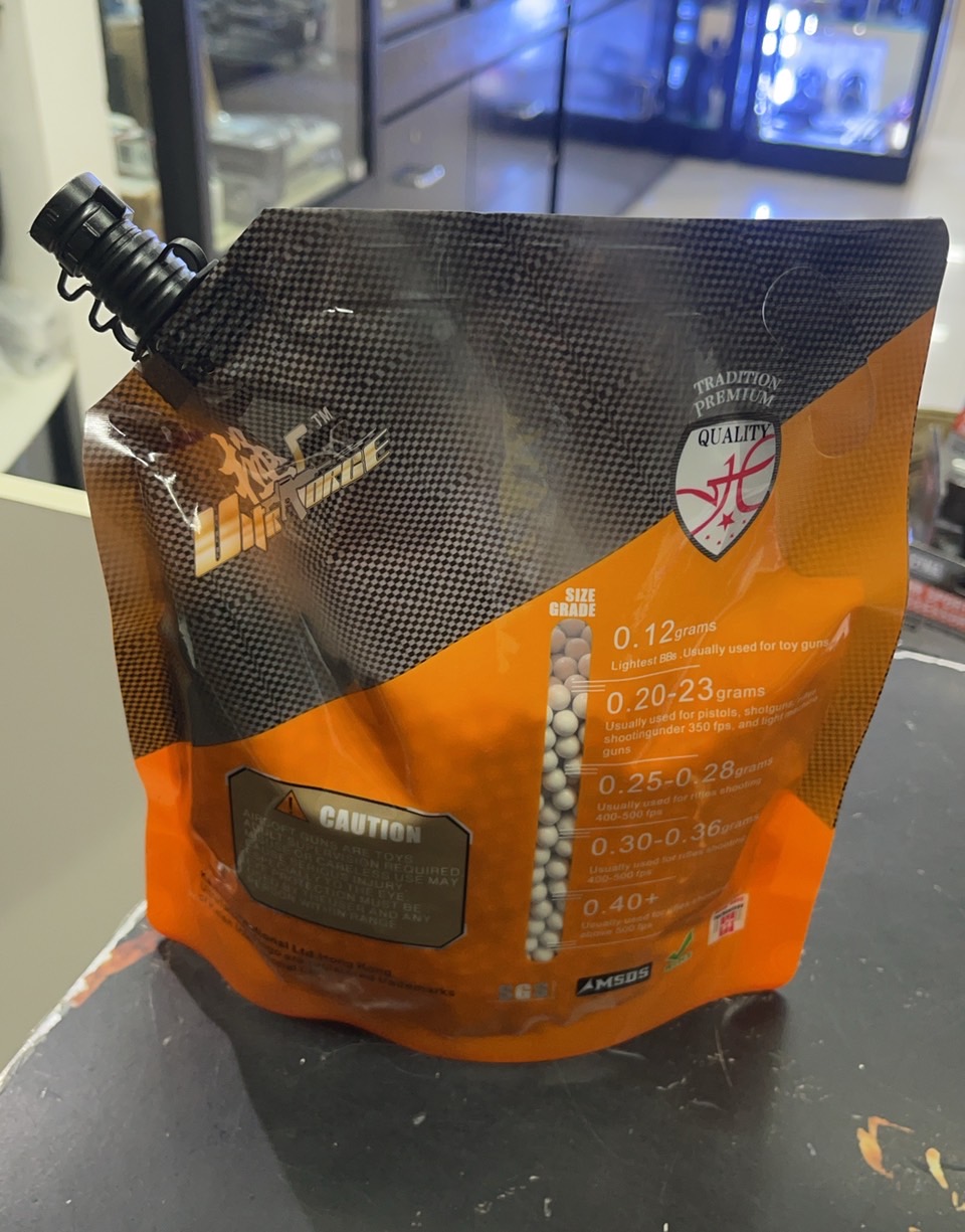 ลูกกระสุนปืนบีบีกัน BBS TOP 0.20g - 1KG (5000rds) - ULTRA FORCE