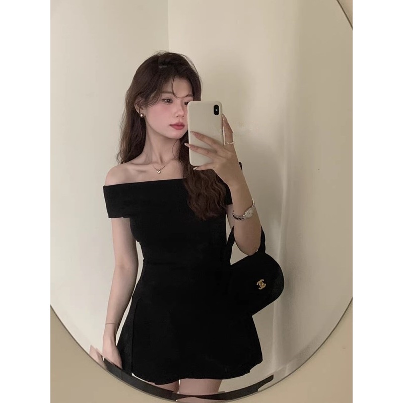 เสื้อไหมพรม ปาดไหล่ รหัส รหัส A406