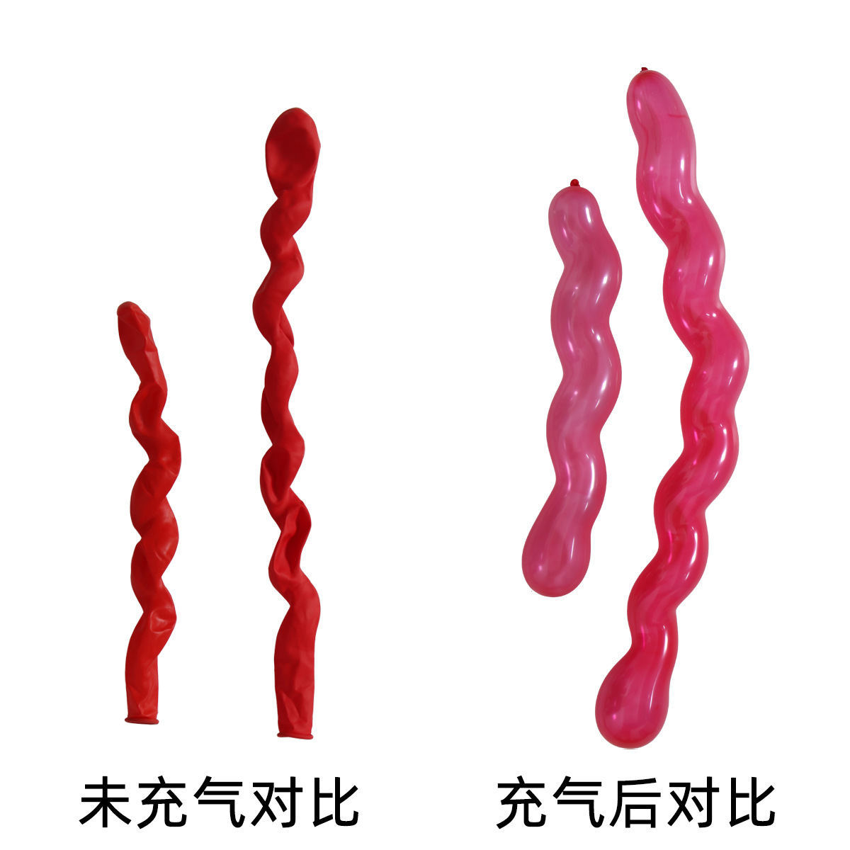 ลูกโป่งหยัก แพ็คจัมโบ้ รวมสี พร้อมส่ง