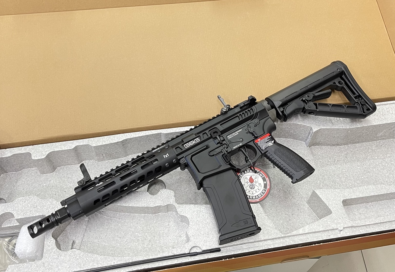 MGCR 556*7 INCH GAS Blowback Airsoft Rifle