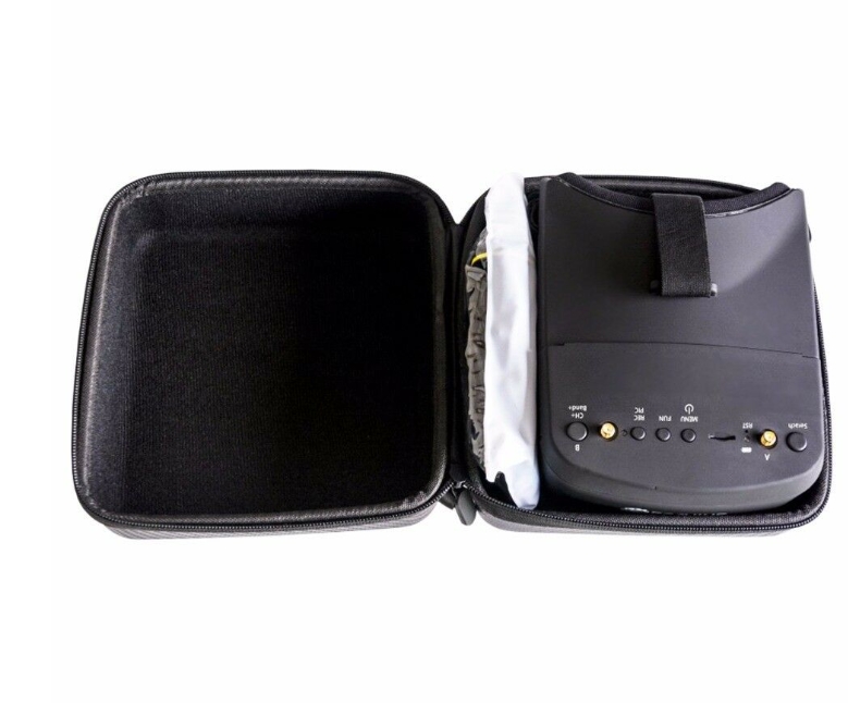 EV800D 5.8G 40CH FPV Goggles 5 นิ้ว 800 * 480 DVR บันทึกได้ ถอดแยกเป็นจอได้ จอใหญ่ ภาพชัด