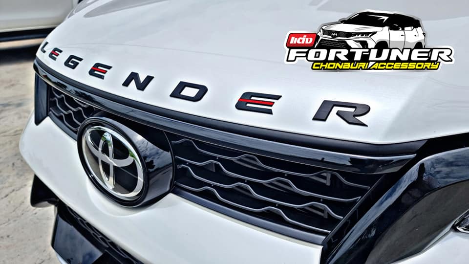 ตัวอักษรฝากระโปรงหน้ารีเจนเดอร์Legender 2022 โตโยต้า ฟอร์จูนเนอร์