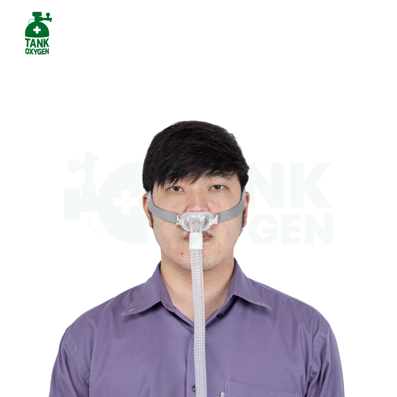 Nasal Pillow Mask YP-01 หน้ากากชนิดสอดจมูกสำหรับเครื่อง CPAP Bipap