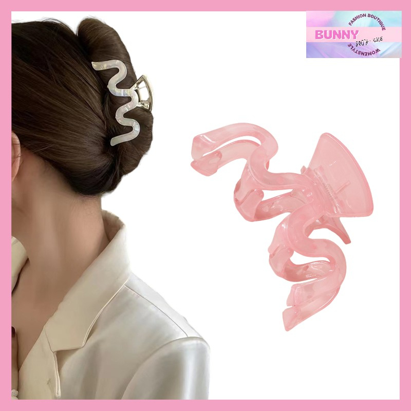 กิ๊บหนีบผม แบบหยัก เครื่องประดับผม สไตล์เกาหลี 1 ชิ้น