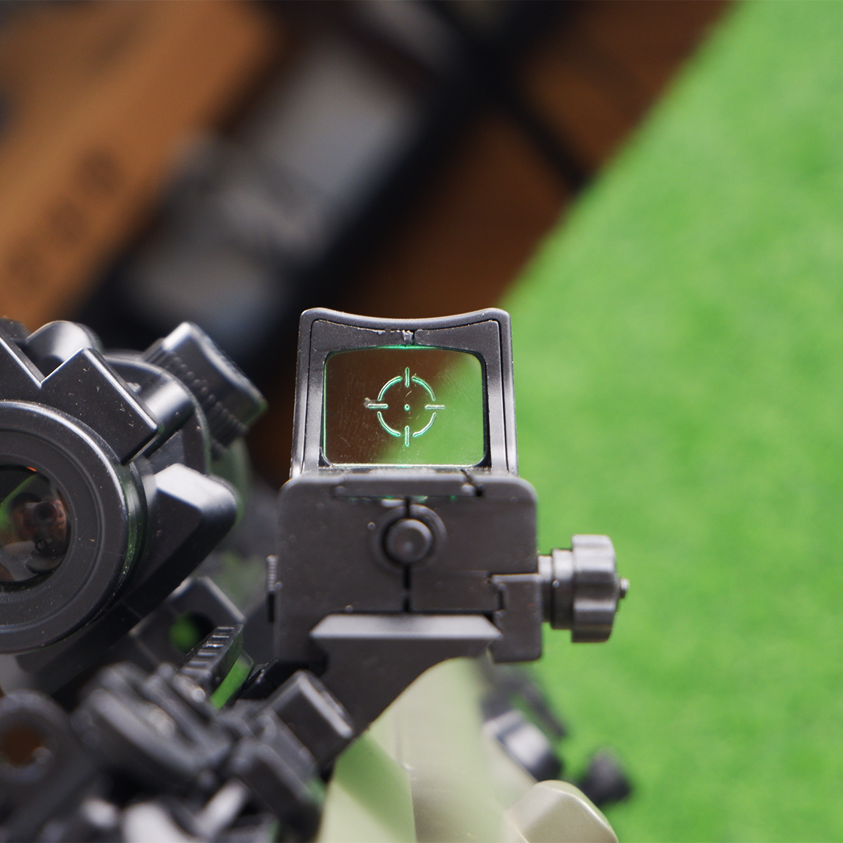 (30)SCAR สีทราย ตัวท็อป 220FPS ปืนเจลไฟฟ้า ของเล่นยิงรัวได้ Semi Auto ได้