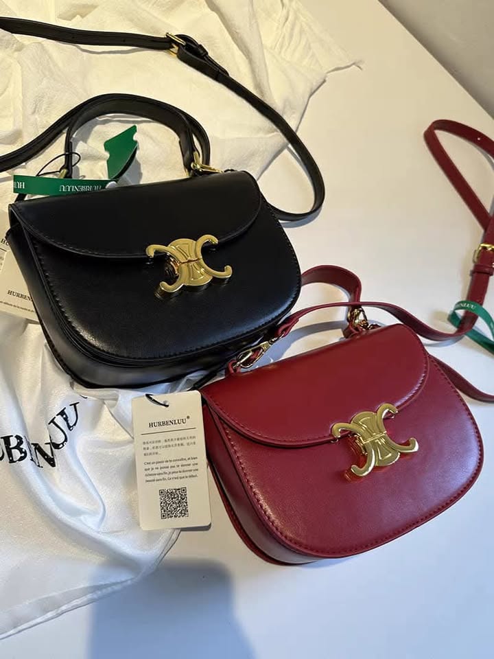 #กระเป๋าเหมือนแท้ สไตล์ Celi*e Triomphe Shoulder Bag หนังแท้ สวยมาก