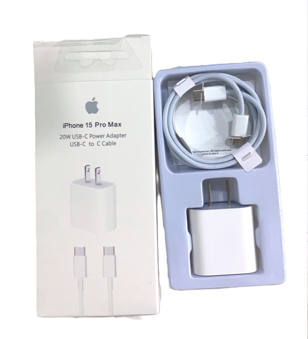 ชุดชาร์จ iPhone 15 Pro Max 20W (TC to TC)