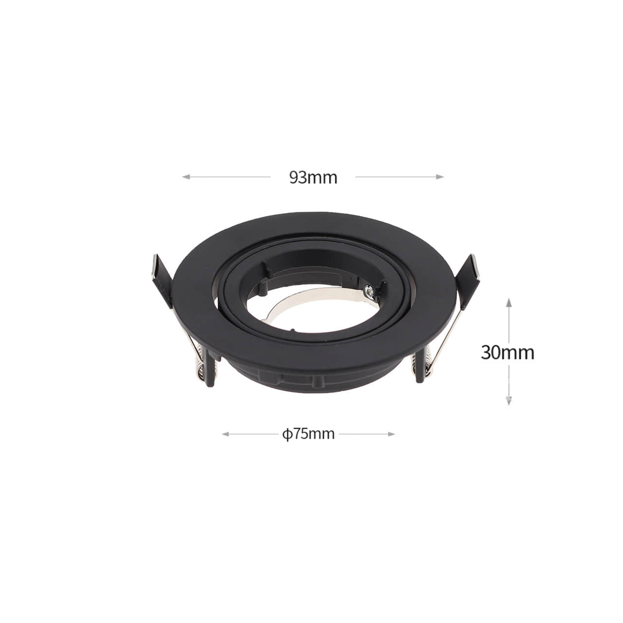 โคมไฟดาวน์ไลท์ ทรงกลม ปรับได้ Downlight Round Adjustable Aluminum IP20