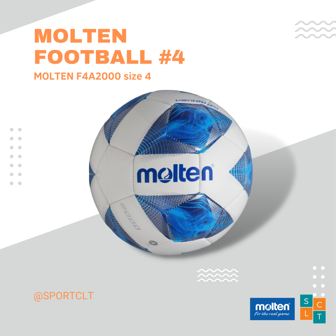 MOLTEN ฟุตบอลหนังเย็บ TPU รุ่น F4A2000 เบอร์ 4