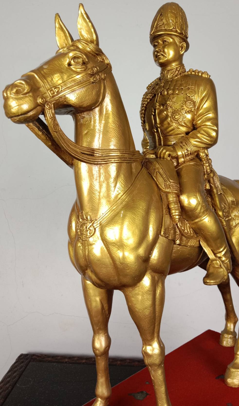 518.พระบรมรูปหล่อในหลวงรัชกาลที่ 5 พระบาทสมเด็จพระปรมินทรมหาจุฬาลงกรณ์ พระจุลจอมเกล้าเจ้าอยู่หัวทรงม้า(พระบรมรูปทรงม้า) องค์ใหญ่