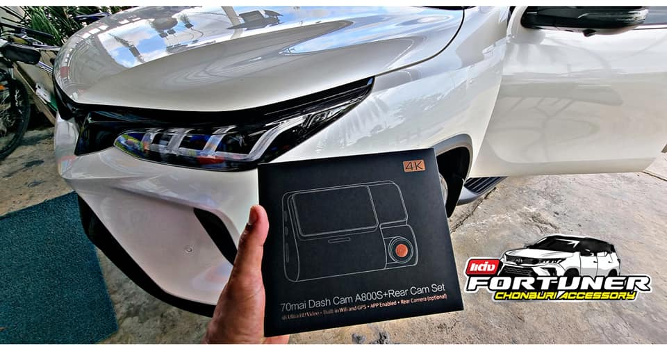 กล้องบันทึกหน้าหลังติดรถยนต์ 70Mai A800s รุ่นใหม่ล่าสุด