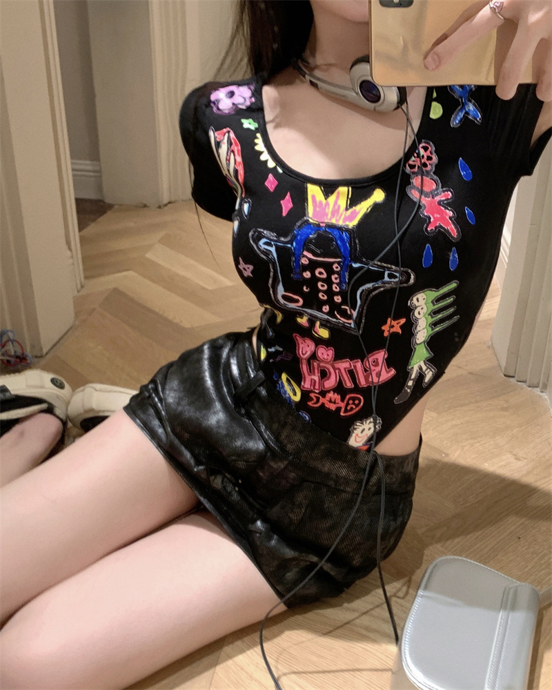 เสื้อบอดี้สูท โชว์หลัง พร้อมส่งในไทย รหัส CN9002