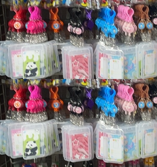 ซองบัตรพลาสติกใส+หัวโยโย่ (ห่วงพลาสติก)