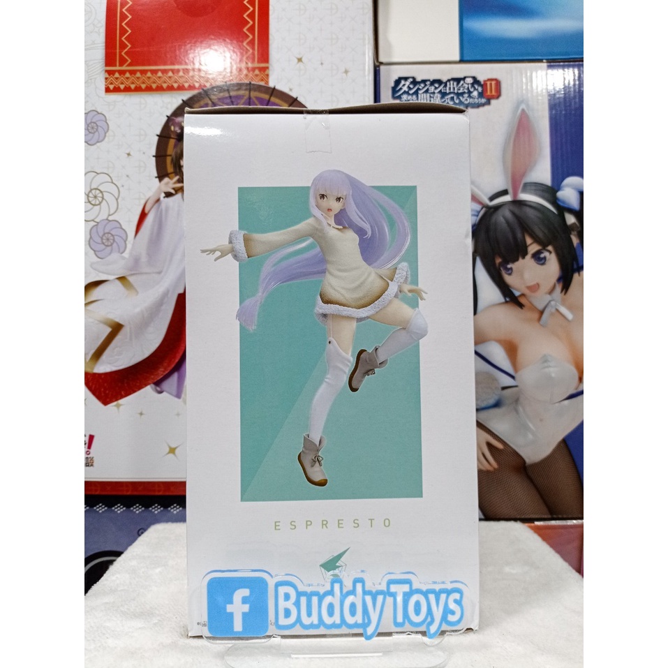 [ Figure แท้ ] Espresto - Re:Zero Starting Life in Another World - Furry materials EMILIA [ Banpresto ]